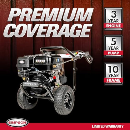 Simpson PowerShot 4400 PSI Gas Pressure Washer, 4.0 GPM, CRX 420cc Engine - style: 4400 PSI