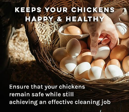 MICROBE-LIFT Chicken Coop Cleaner and Odor Eliminator, Use on All Surfaces and Supplies, Turns Chicken Poop Into Fertilizer, Ammonia Reducer, Highly Concentrated and Safe Formula, 32 Ounces - size: 32 Fl Oz (Pack of 1)