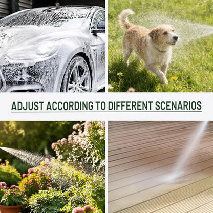 High Pressure Garden Hose Nozzle with Soap Dispenser,Hose End Sprayer