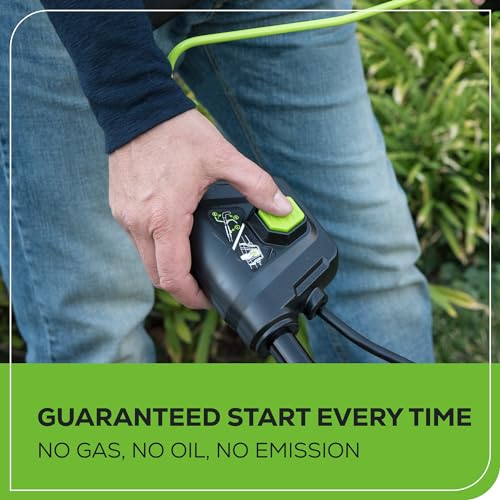 Greenworks 80V 21in Push Lawn Mower, 4.0 Ah Battery and Charger - size: 21" Push