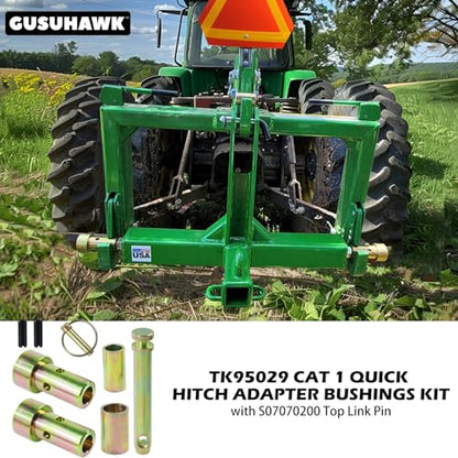 3 Pack TK95029 CAT 1 Quick Hitch Bushings, Quick Hitch Adapter - color: 3 Pack