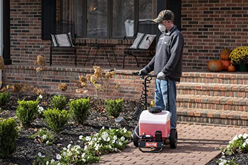 Agri-Fab 45-0595 Push Sprayer 6 - Gallon Capacity, White Tank, 1.0 GPM, 40 PSI Pump' 5 amp hr 12 Volt Battery - style: 6-Gallon Push Sprayer