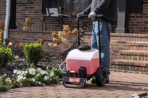 Agri-Fab 45-0595 Push Sprayer 6 - Gallon Capacity, White Tank, 1.0 GPM, 40 PSI Pump' 5 amp hr 12 Volt Battery - style: 6-Gallon Push Sprayer
