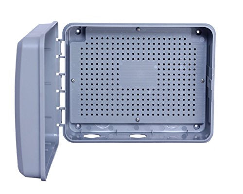 Universal Irrigation Controller Cabinet UCC100, Indoor and Outdoor Box for Sprinkler and Timer Controller, Weather Resistance Mounting Plate, Impact Resistence
