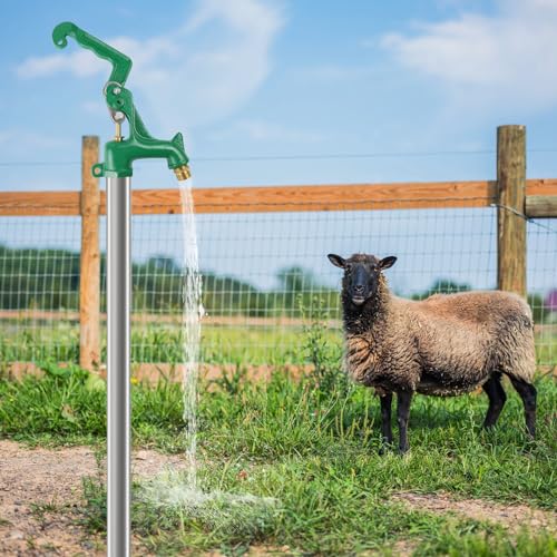 Frost Proof Yard Hydrant Frost Free Outdoor Faucet Freeze Proof Total3.25FT - color: Green, size: Total-3.25ft/39inch Bury-1ft