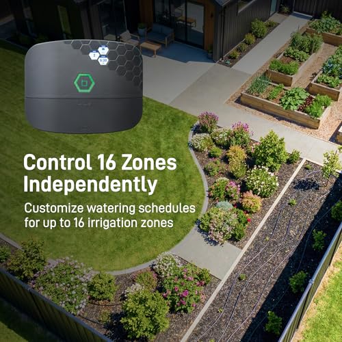 Orbit B-hyve XR Smart Sprinkler Timer - 16-Zone - WiFi-Enabled Indoor/Outdoor Irrigation Controller - App Control - Weatherproof Watering System - Multi Zone - Custom Programs - 57995 - size: 16-Zone