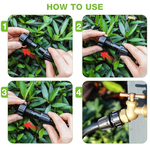 Bonviee 10-Pack 3/4-Inch Female Thread to 1/2-Inch Faucet Adapters - size: 3/4" to 1/2" Faucet Adapter-10 PCS