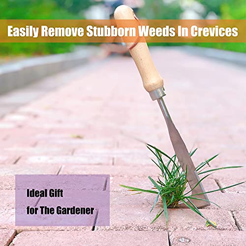 Crack Weeder Sickle Gardening Tool Weed Puller Weeding Tools for Garden (Orange) - color: Orange