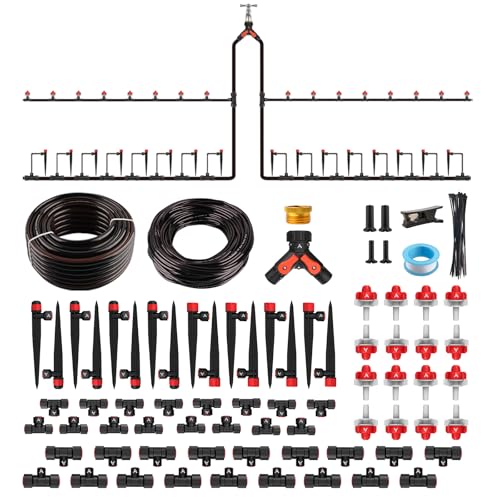 Anleolife 230FT Drip Irrigation System Kit, Complete Garden Watering System - style: 230FT All-Around Kit