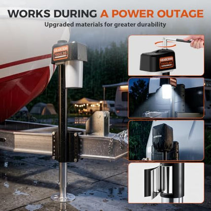 Electric Trailer Jack 7500LBS, Heavy Duty Side Mount Electric Tongue Jack - size: Electric Trailer Jack Side Mount