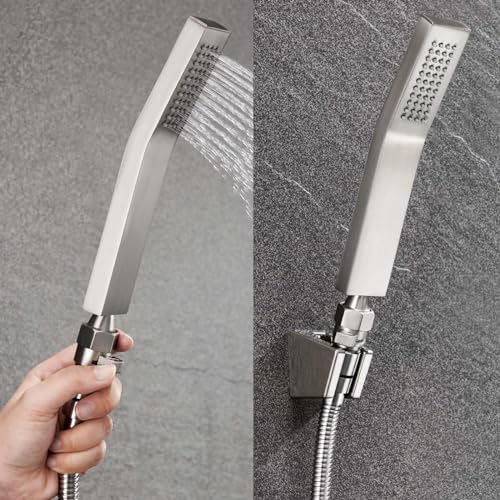 Aomasi Shower Head Flow Restrictor for Home Bathroom, Brushed Nickel - color: Brushed Nickel