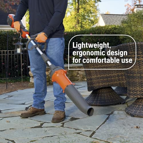 Husqvarna DB110 Leaf Blower Attachment, FLXi Compatible Battery Powered Leaf Blower Attachment, Hook Included for Easy Storage - size: FLXi Blower