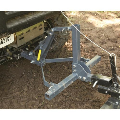 Guide Gear ATV UTV Attachment, Implement Lift System for use with Landscape Rake, Disc Plow, Tine Plow, 60” Blade with Box Ends