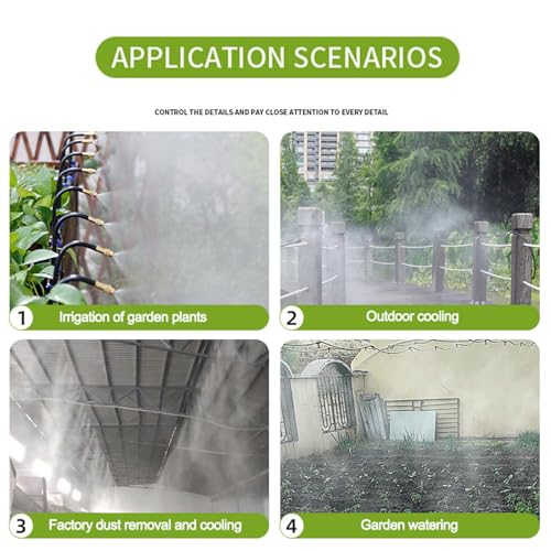 360° Adjustable Drip Irrigation System for Garden,Automatic Watering System - size: 100 FT