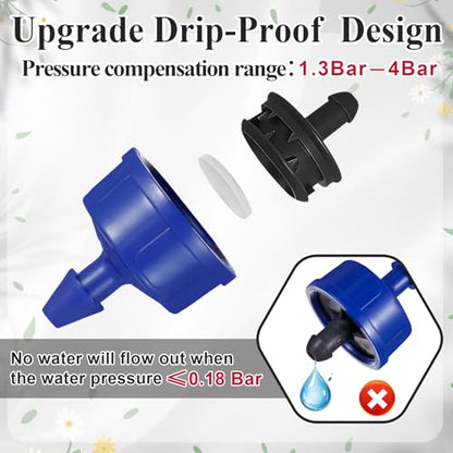 30Pcs 1 GPH Drippers Pressure Compensating Irrigation Emitters - color: 30 PCS 1GPH