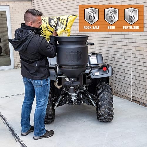 Buyers Products ATVS15A ATV 12V Broadcast Spreader 15 Gallon Hopper