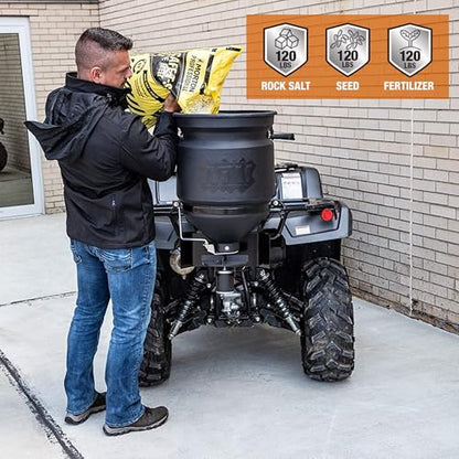 Buyers Products ATVS15A ATV 12V Broadcast Spreader 15 Gallon Hopper