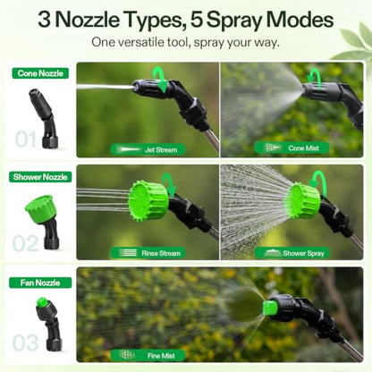 VIVOSUN Battery Powered Sprayer, 2 Gallons, for Lawn and Garden Watering