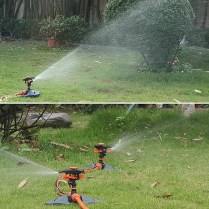 Sprinklers for Yard, Adjustable 360 Degree Rotation Garden Sprinkler Head for Large Area Coverage, Irrigation System for Garden - color: Red