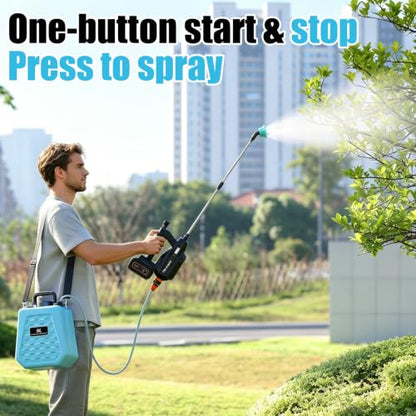 1.72 Gallon Backpack Sprayer Compatible with Ma-Kita 18V Battery