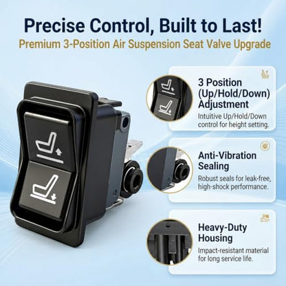 Seat Air Adjustment Switch RE225257 87308605, 3-Position