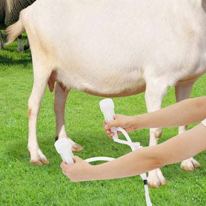2 in 1 Cow Milking Machine, 5 L Goat Milking Machine Portable, Speed Adjust - size: 5 L