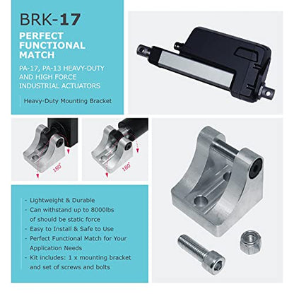 Progressive Automations 12V High Force Linear Actuator - 8 inches, 720 lbs - size: 8", style: 720 lbs