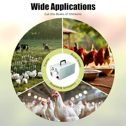 110V 250W Automatic Chicken Debeaking Machine Electric Poultry Debeaking Machine Electric Chick Beak Cutter Chicken Beak Removing Equipment