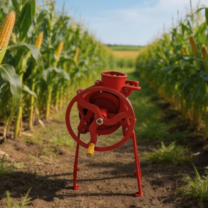 Manual Corn Thresher Sheller Hand Crank Maize Peeler Remover Tool (Style B) - size: Style B