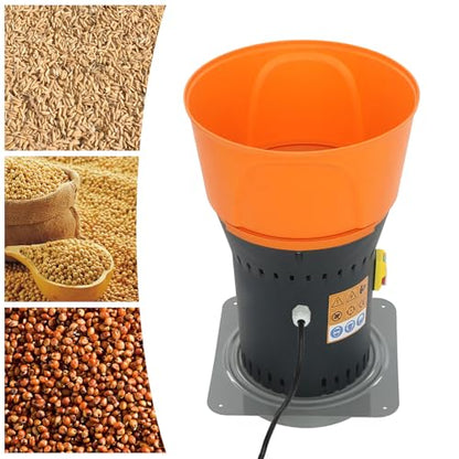 Grain Mill Corn Grinder 110V 1300W Electric Agricultural Feed Grain Mill Grinding Machine, 661lbs/H Farm Home Automatic Dry Wheat Cereals Flour Grinder with 3 Sieves, Detachable Hopper - size: 1300W, 3 Sieves, No Bucket