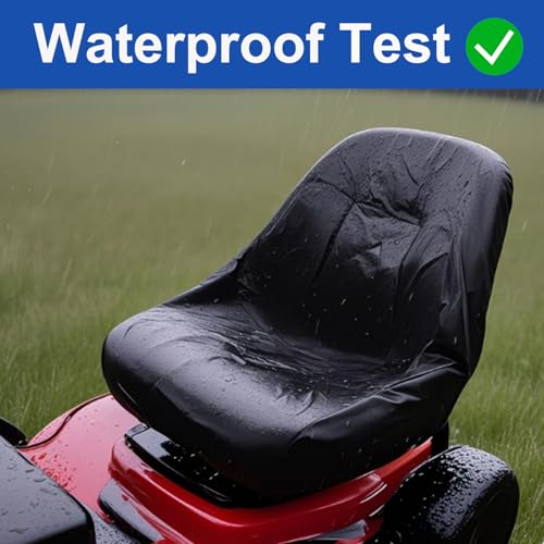 Tractor Seat Cover Waterproof,Large Universal Rainproof Seat Cover - size: large