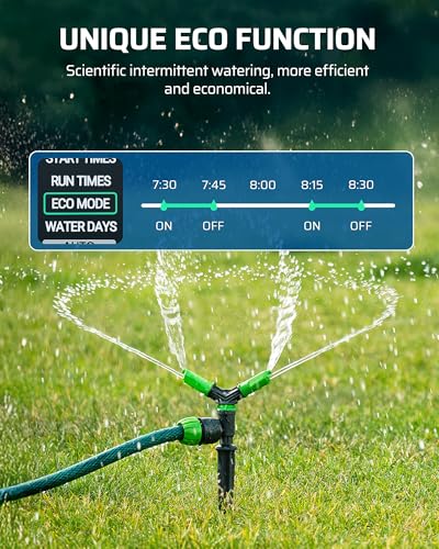 DEWENWILS Irrigation Timer 4 Zone, with Rain Delay/Manual/AUTO Irrigation - color: 4 Zone Pro
