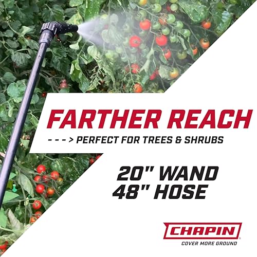 CHAPIN 60114 4-Gallon Backpack Sprayer for Lawn, Garden & Weed Control - size: 4 Gallon