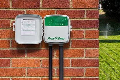 Rain Bird ARC8 App-Based Indoor/Outdoor Smart WiFi Irrigation Sprinkler Timer/Controller, 8-Zone/Station, EPA WaterSense Certified, Compatible with Alexa, Indoor/Outdoor 8-Station - style: Indoor/Outdoor 8-Station