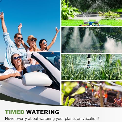 Water Timer for Outdoor Garden Hose, Sprinkler Timer for Garden - style: 1 Brass Outlet