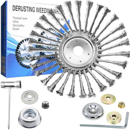 10 Inch Unbreakable Wired Trimmer Blade, Steel Wire Trimmer Head - size: 10 inch