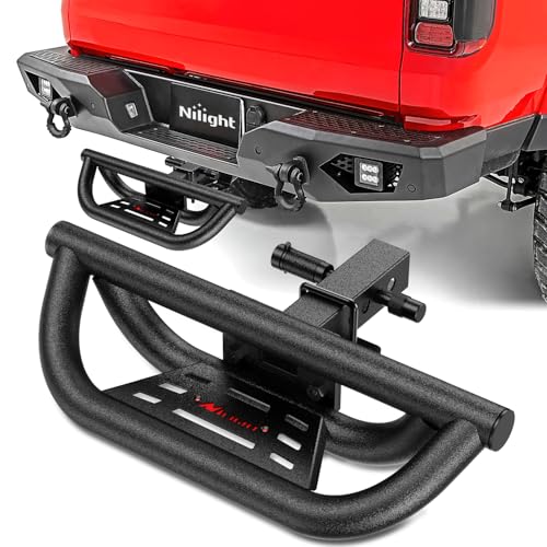 Nilight Drop Hitch Step 2" Receiver Universal for Pickups Trucks SUVs ATVs - color: Hitch Step Drop