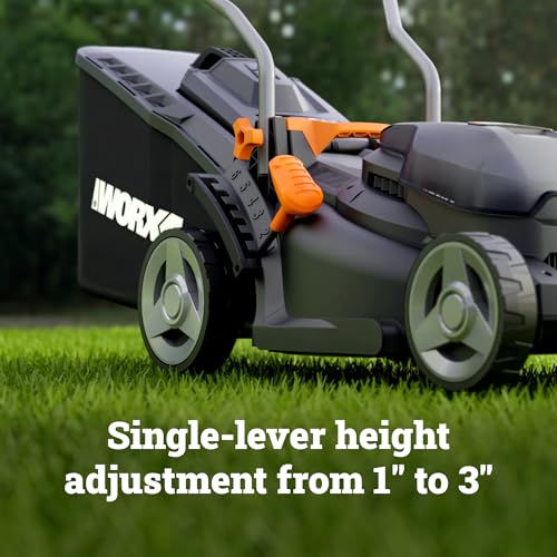 Worx Cordless Lawn Mower, 20V 14" 2-in-1 Grass Mower for Lawn Care, WG733.1 - style: 14" 20V Mower w/(1) 5.0Ah Battery