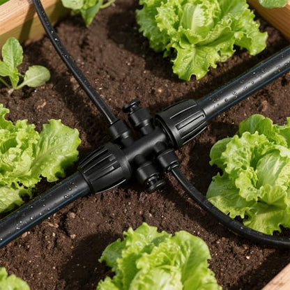 RedChili 30 PCS 1/4" End Plugs for Quick Connect 1/4" Drip Irrigation Connectors, Leak-Free End Cap Parts to Seal Unused Push-to-Fit Connectors in Micro Sprinkler Irrigation System - size: 1/4" Quick Connect Plug