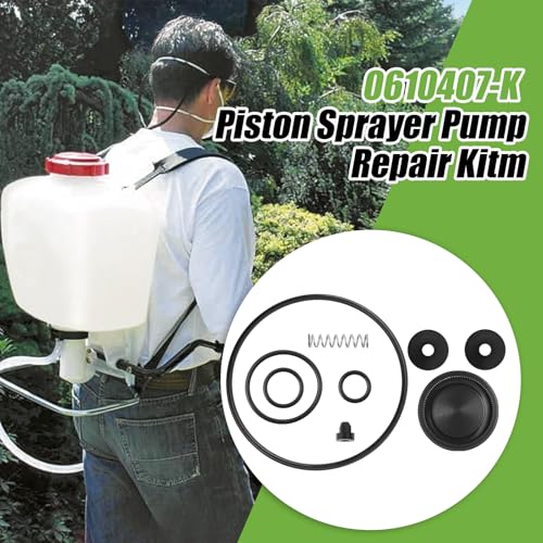 0610407-K Piston Sprayer Pump Repair Kit, for Solo 425 Backpack Sprayers