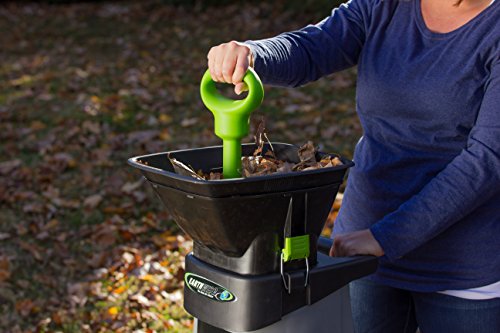 Earthwise GS70015 15-Amp Garden Corded Electric Chipper, Collection Bin - style: 15-Amp, 12:1 Fine Mulch Ratio