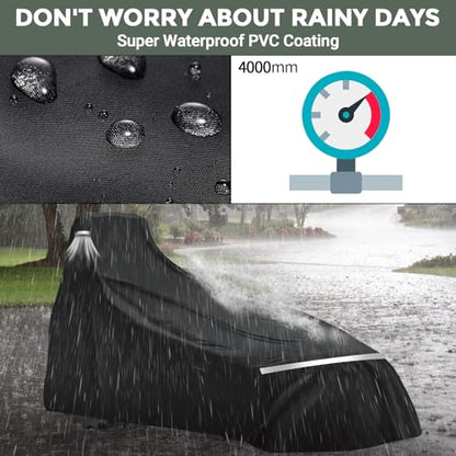 Waterproof Tractors Cover Replace for John Deere 1,2,3 Series 1025R/Kubota - size: Without Backhoe