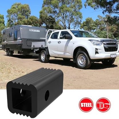2" to 1-1/4" Hitch Receiver Adapter Insert Sleeve Mount Adapter - size: 2" to 1-1/4"