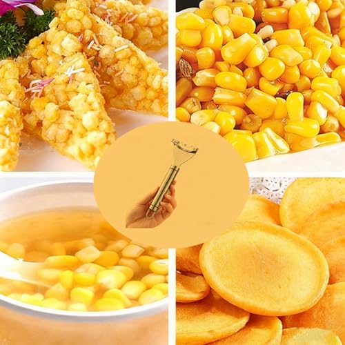 Bestac Stainless-Steel Kernel Removal Tool - For Fast, Easy Corn Shucking in Home Kitchens. (1)