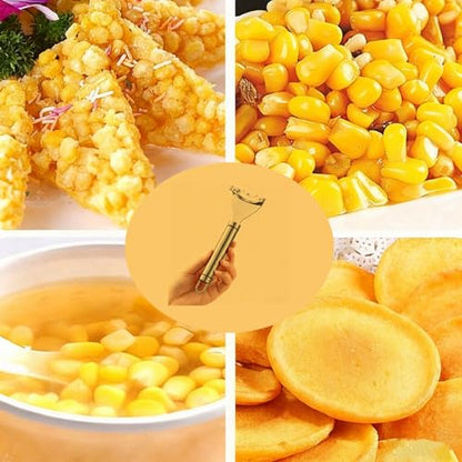 Bestac Stainless-Steel Kernel Removal Tool - For Fast, Easy Corn Shucking in Home Kitchens. (1)