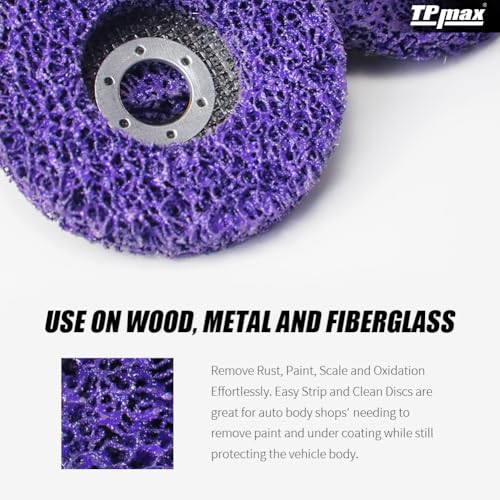 4-1/2" x 7/8" Strip Disc 5Pk Rust & Paint Removal for Angle Grinder - style: 4-1/2" x 7/8''