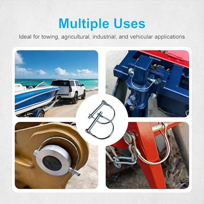 10 Pack, NRJSSCC Trailer Coupler Pin and Locking Pin，Trailer Hitch Pin