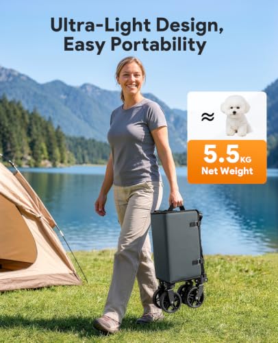 Collapsible Wagon with Wheels,120L Wagon Cart for Camping Groceries Beach - color: Gray