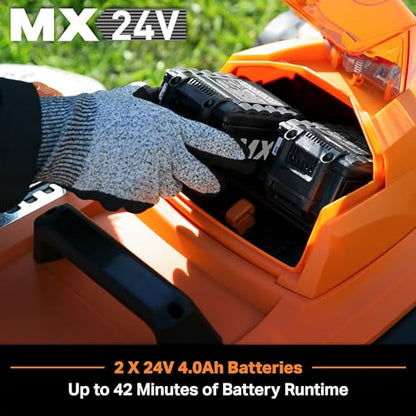 LawnMaster 48V MAX 17-inch Brushless Cordless Lawn Mower, CLMF4817E - color: 17-Inch