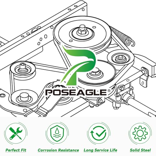 2 Pack GX20367 Pulley for John Deere 42" L110 D110 D105 Tractors - color: A18 2xGX20367 Spindle Pulley